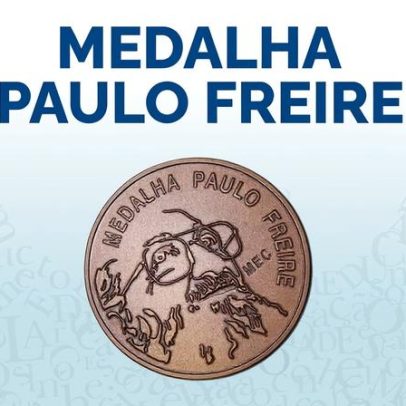 MEC publica manual de inscrição para a Medalha Paulo Freire