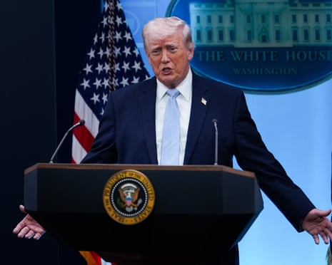 Donald Trump at the White House.