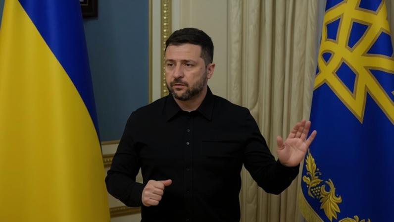 Volodymyr Zelenskyy has welcomed news of the agreement for the loan as ‘the right signal under the current circumstances’. Photograph: Global Images Ukraine/Getty Images