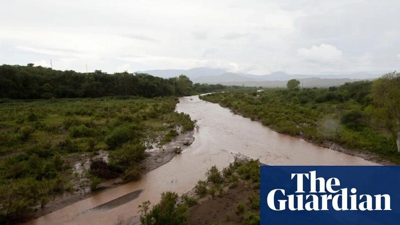 Sonora River polluted after 40,000 cubic meters of sulfuric acid leaked from a nearby copper mine in Sonora state, north-western Mexico, in 2014.