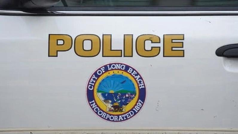 A Long Beach police car in Long Beach, California.