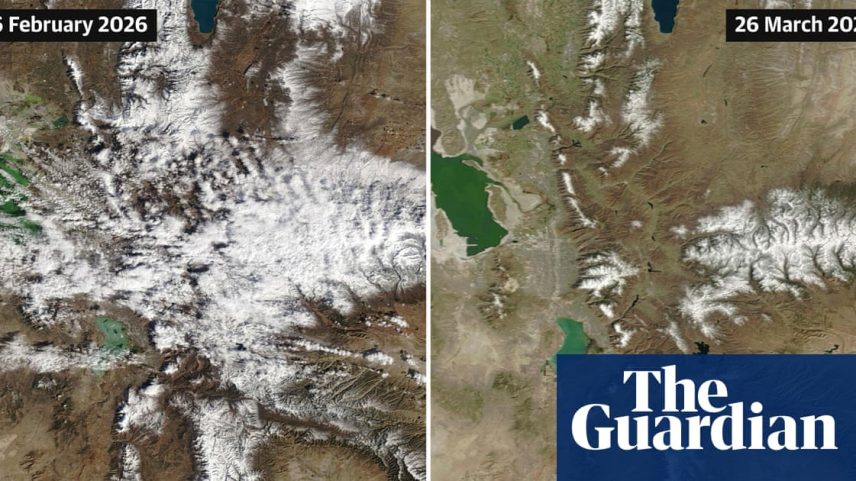 Degelo rápido no oeste dos EUA surpreende cientistas