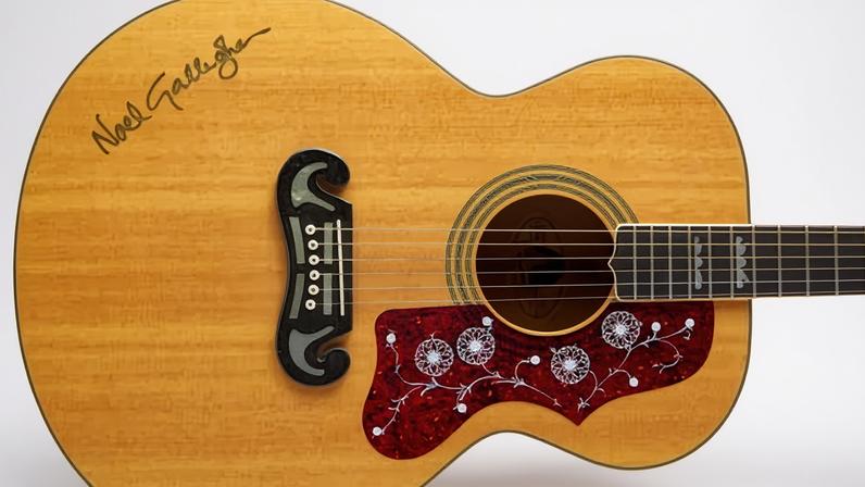 Noel Gallagher's Epiphone EJ-200 guitar