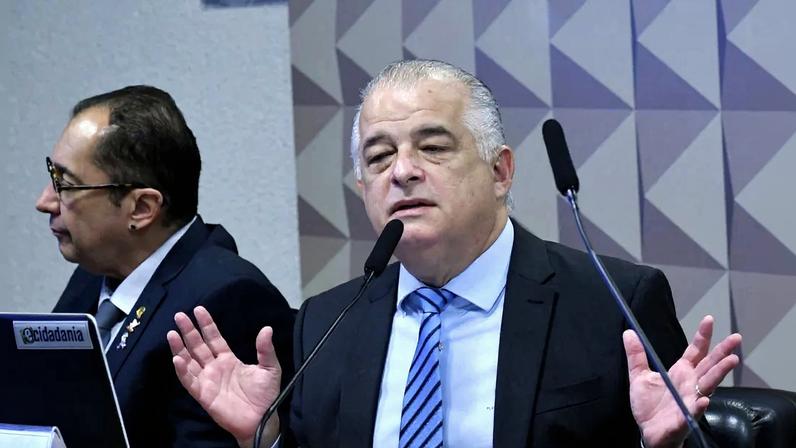 O ministro de Portos e Aeroportos, Márcio França, em audiência no Senado. Foto: Geraldo Magela/Agência Senado
