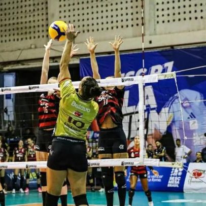 Ao vivo: lances de Sesc Flamengo x Mackenzie nas quartas da Superliga Feminina