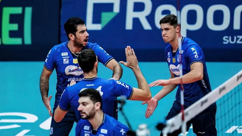 Minas vence Suzano e sai na frente nas quartas de final da Superliga Masculina 25/26 (Foto: Divulgação/ Minas Tênis Clube)