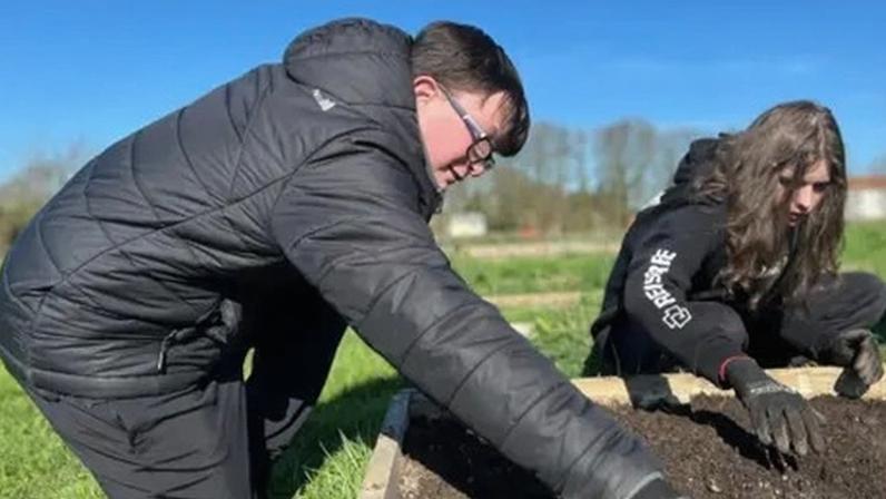 Le Rocquier students have been working with the environmental group GROW Jersey