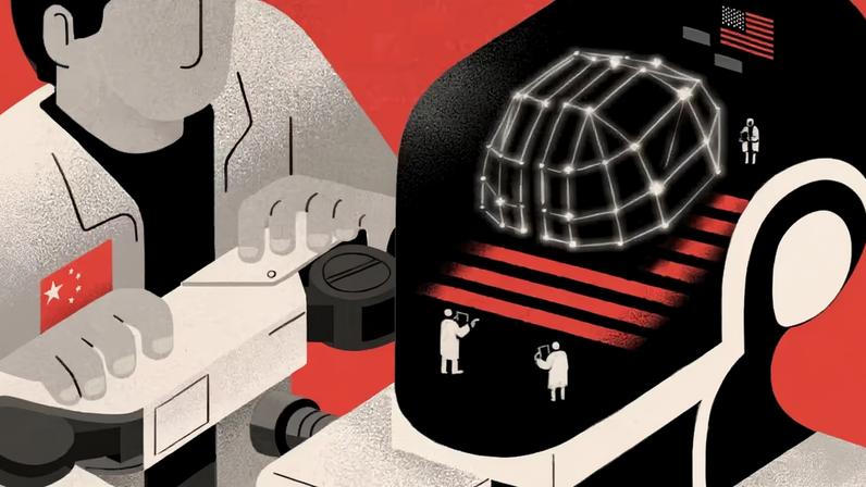 Os Estados Unidos disputam com a China a liderança tecnológica, especialmente no campo da Inteligência Artificial (IA)