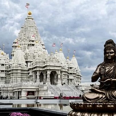 Trabalhadores do maior templo hindu moderno no Ocidente enfrentam doença pulmonar