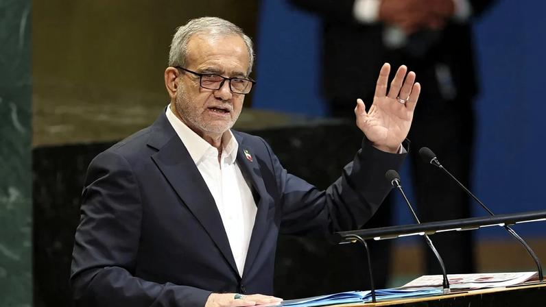 O presidente do Irã, Masoud Pezeshkian. Foto: Angela Weiss/AFP