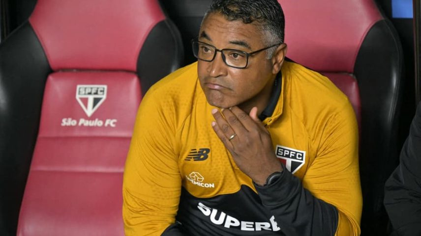 Roger Machado, técnico do São Paulo (Foto: Nelson ALMEIDA / AFP)