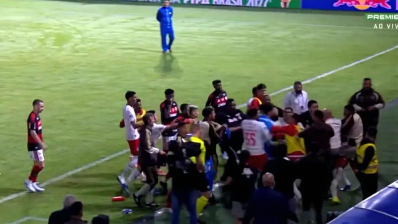 Discussão pós jogo entre Bragantino e Flamengo ganha repercussão