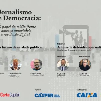 Diálogos Capitais Jornalismo e Democracia discutem no Dia 02