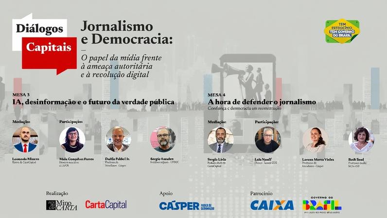 Diálogos Capitais Jornalismo e Democracia discutem no Dia 02