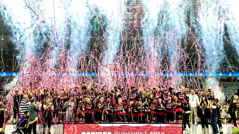 O Flamengo foi campeão carioca pela 40ª vez (Foto: GILVAN DE SOUZA/FLAMENGO)