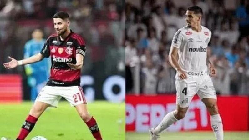 Flamengo x Santos tem times de Jorginho e Lucas Veríssimo se enfrentam no Maracanã