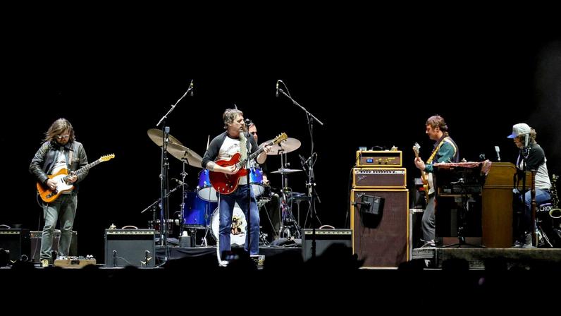 INDIO, CALIFORNIA - APRIL 26: (FOR EDITORIAL USE ONLY) Sturgill Simpson performs at the T-Mobile Mane Stage during the 2025 Stagecoach Festival on April 26, 2025 in Indio, California. (Photo by Frazer Harrison/Getty Images for Stagecoach)