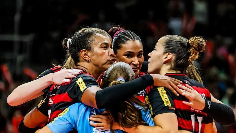Sesc Flamengo x Mackenzie pelas quartas de final da Superliga Feminina 25/26 (Foto: Rafael Arantes)