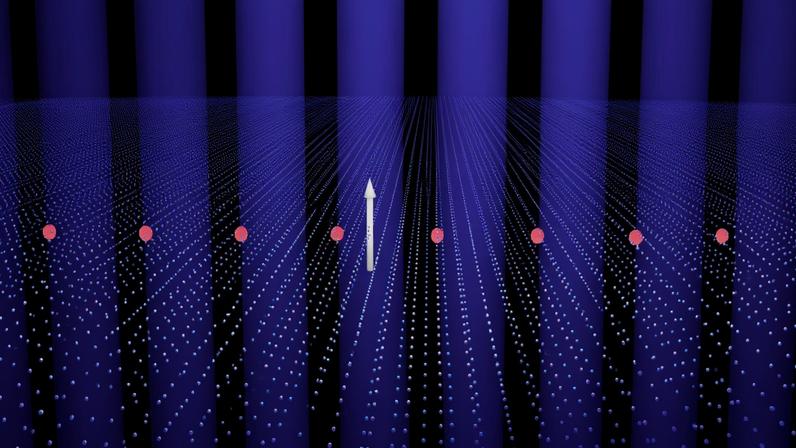 When metals are placed in magnetic fields, their electrons orbit at speeds and in shapes related to the metal's atomic lattice. MIT researchers have discovered “moiré crystals” with two different competing atomic lattices, which together generate a moiré superlattice that is mathematically equivalent to an emergent 4D “superspace” lattice. Researchers have now discovered that some of the electronic properties of moiré crystals simulate those of previously hypothesized 4D quantum materials.