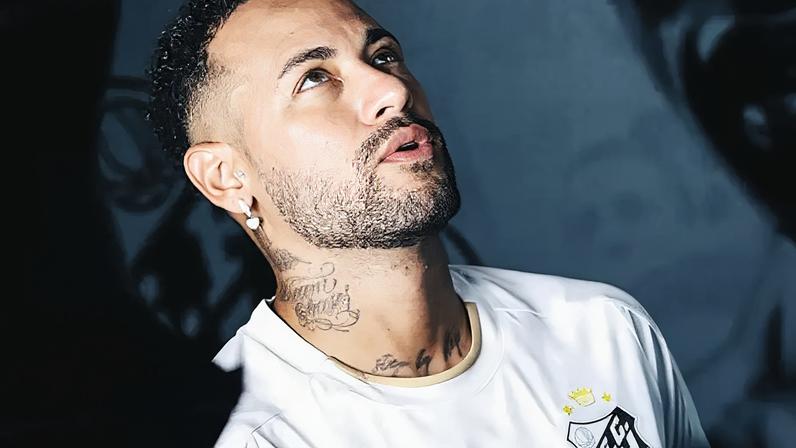 Neymar voltou á atuar contra o Remo, nesta quinta-feira (2) (Foto: Reprodução/Santos)