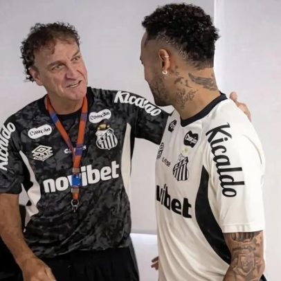 Cuca comenta cartão amarelo e suspensão de Neymar