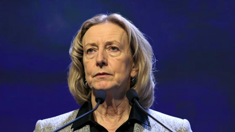 Meg O’Neill é a primeira mulher a ocupar o cargo de CEO da empresa e se beneficia de um aumento nos preços impulsionado pela guerra (Foto: Philip Gostelow/Bloomberg)