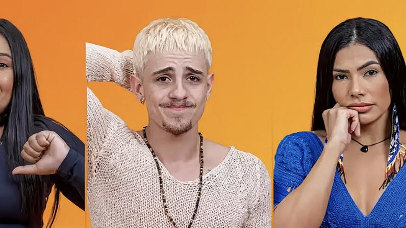 BBB 26: Marciele, Juliano e Chayane estão no paredão