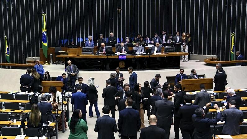 Sessão do Congresso Nacional em 27 de novembro de 2025. Foto: Jonas Pereira/Agência Senado