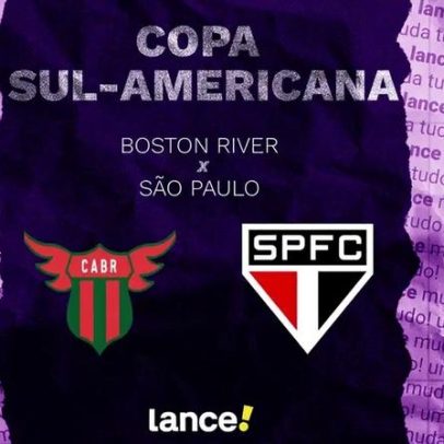Boston River x São Paulo onde assistir e escalações prováveis