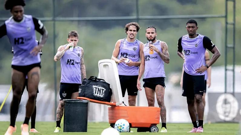 Treinamento preparação contra o Ceará (Foto: Pedro Souza / Atlético)