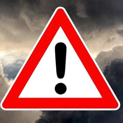 Ciclone extratropical e frente fria provocam chuva forte no Brasil