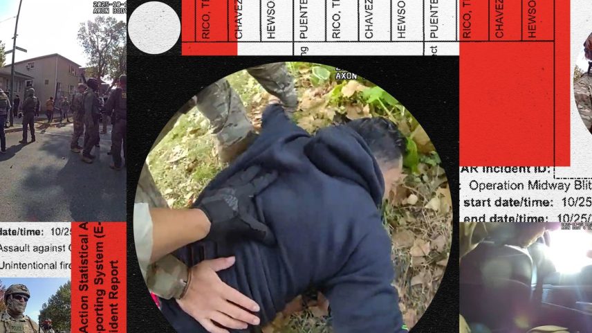 Agentes paramilitares ligados à repressão violenta de imigração associada a Trump