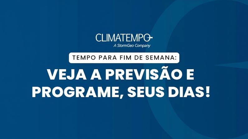 Frente fria avança e provoca chuvas no Sul do país neste fim de semana