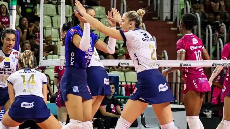 Maringá x Minas pelas quartas de final da Superliga Feminina 25/26 (Foto: Cristiano Trindade)