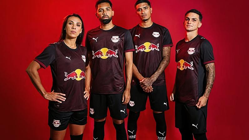 Novo uniforme do Red Bull Bragantino