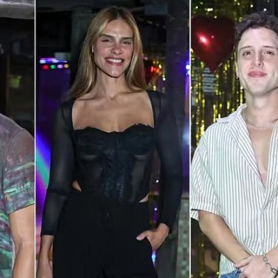 Elenco de Coração Acelerado participa de happy hour em bar no Rio