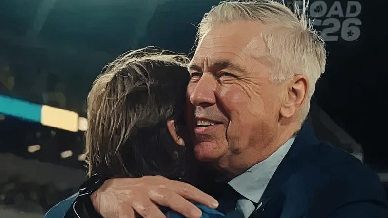 Ancelotti brincou com Modric após vitória do Brasil sobre a Croácia