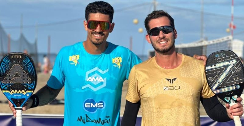 Augusto César (de azul) e Murilo Valadares (Foto: Divulgação)