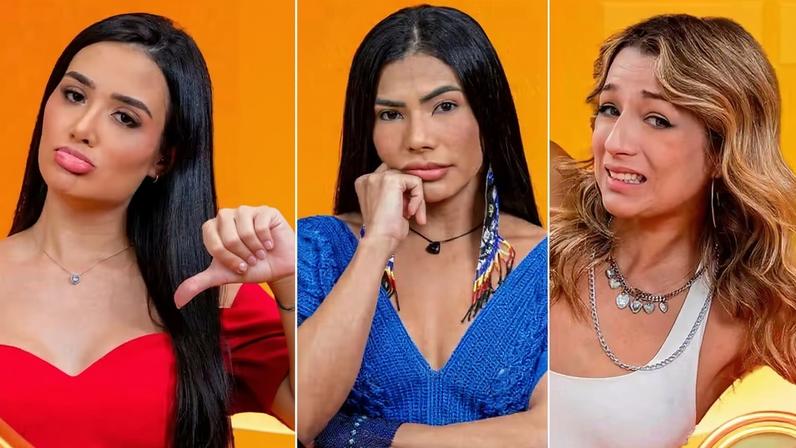 Jordana, Marciele e Samira estão no paredão — Foto: Divulgação/Globo