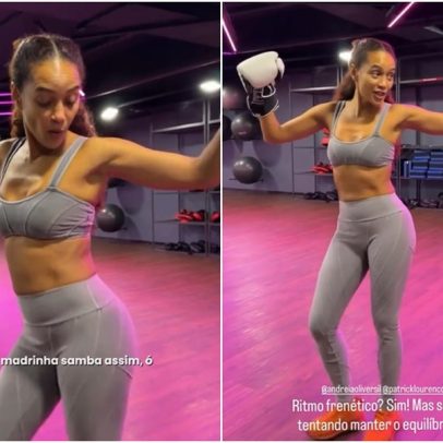 Taís Araujo exibe samba no pé em treino com ritmo frenético
