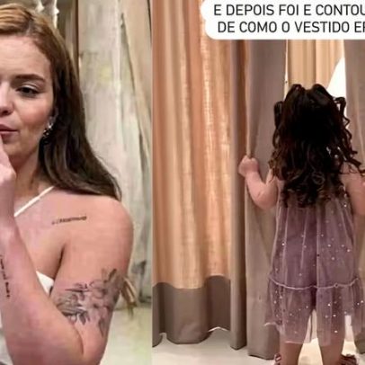Viih Tube deixa filha escolher vestido de noiva e comenta ter contado tudo ao Eli