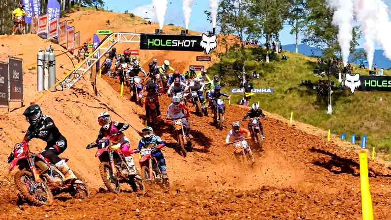 Etapa do Brasileiro de Motocross em Canelinha (SC) — Foto: Divulgação/MX1 GP Brasil
