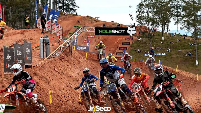 Canelinha, em Santa Catarina, recebe o Brasileiro de Motocross — Foto: Junior Seco