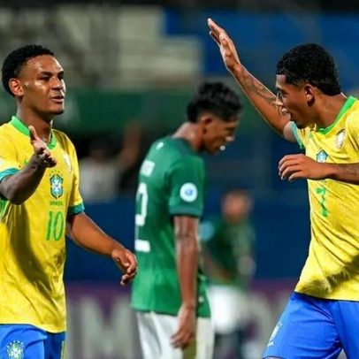 Joia brilha com hat-trick; Brasil estreia com goleada no Sub-17