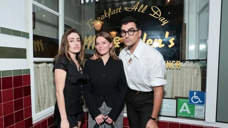 Rachel Sennott, Ally Pankiw and Dan Levy.