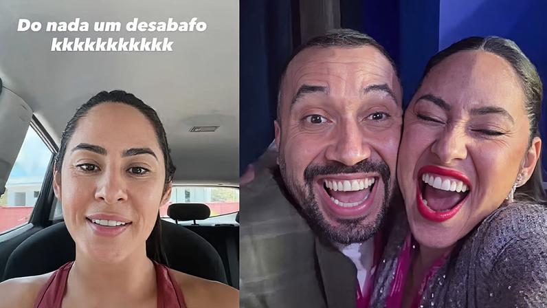 Isabelle Nogueira e Gil do Vigor — Foto: Reprodução | Instagram