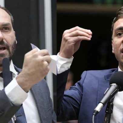 Eduardo Bolsonaro e Nikolas Ferreira retomam troca de farpas
