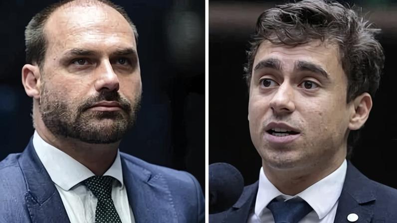 Flávio Bolsonaro reage à postura de Eduardo contra Nikolas