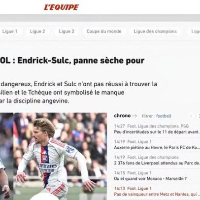 Endrick recebe nota 3 em novo tropeço do Lyon; não representou ameaça