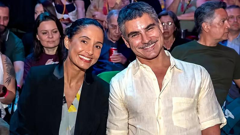 Camila Pitanga e Patrick Pessoa no Festival de Curitiba — Foto: Divulgação